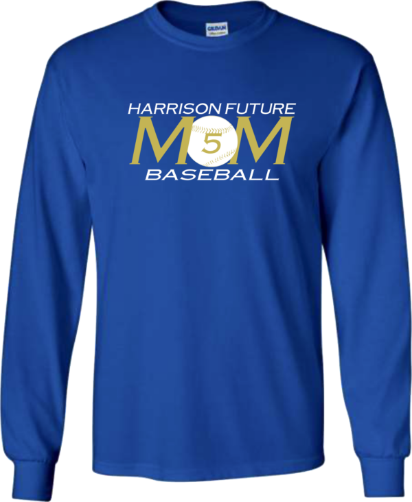 Nothing Calm About A Baseball Mom Long Sleeve - Image 2