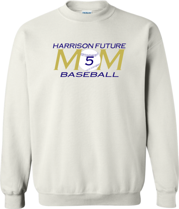Nothing Calm About A Baseball Mom Crew Sweatshirt - Image 3