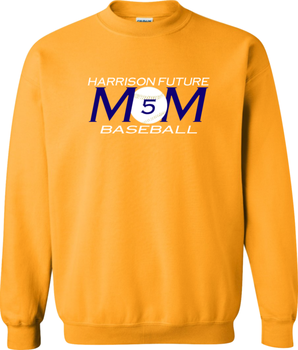 Nothing Calm About A Baseball Mom Crew Sweatshirt - Image 6